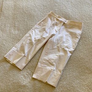 Jil Sander off white capris